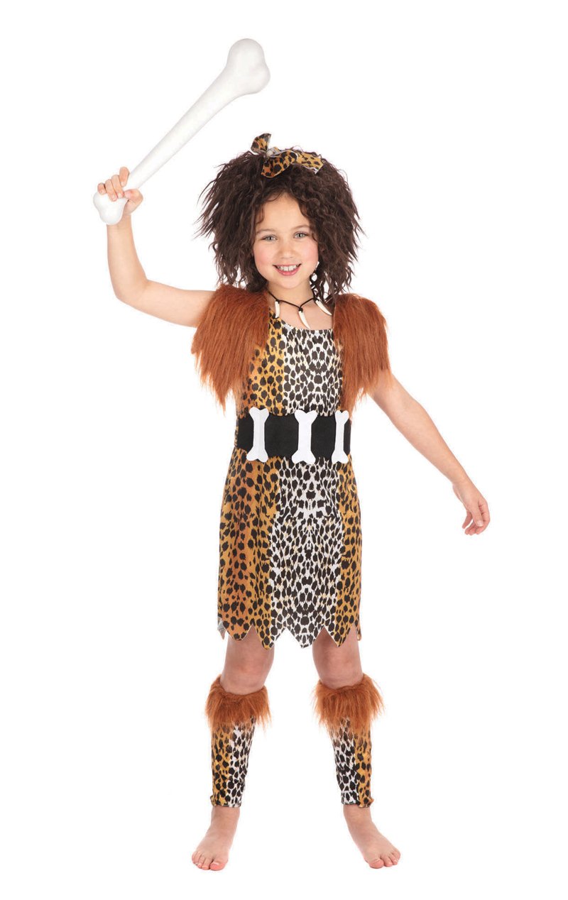 Kids Cavegirl Costume - Simply Fancy Dress