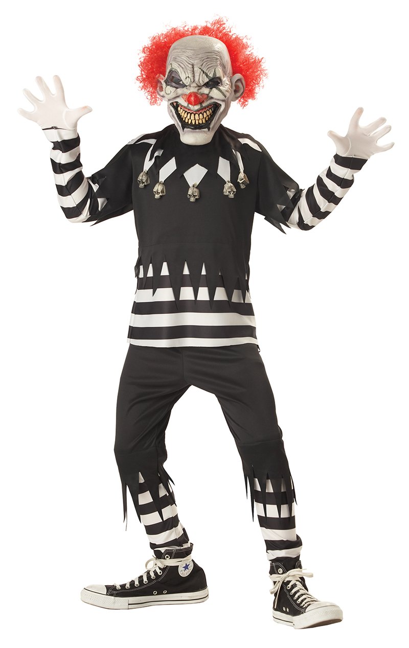 Kids Creepy Clown Costume - Simply Fancy Dress