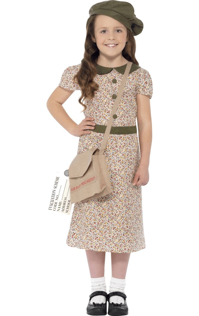 Kids Evacuee Girl Costume - Simply Fancy Dress