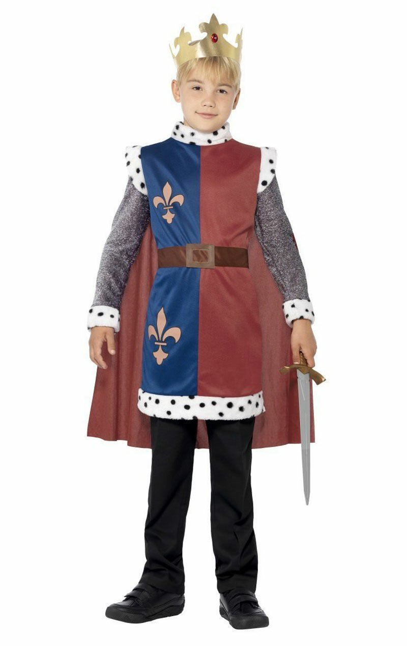 Kids King Arthur Medieval Costume - Simply Fancy Dress