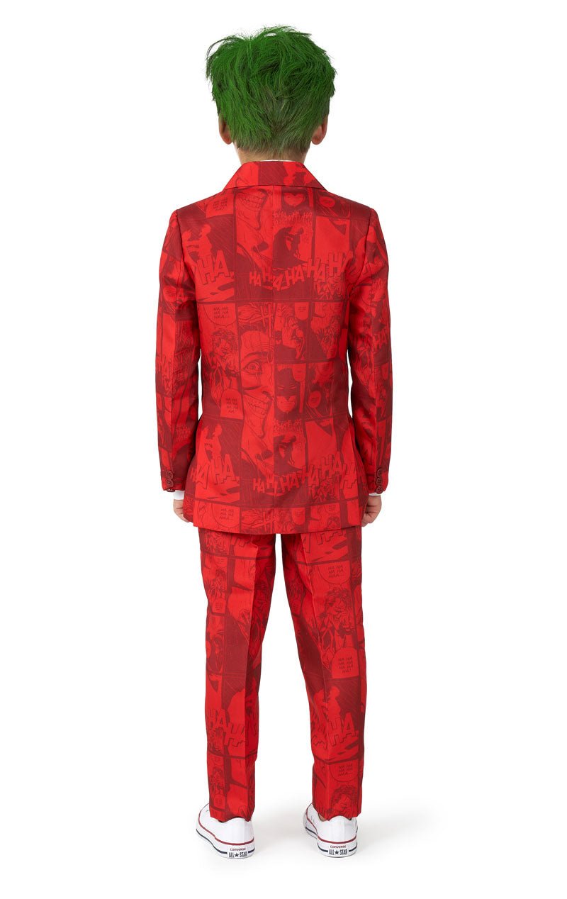 Kids SuitMeister Scarlet Joker Suit - Simply Fancy Dress