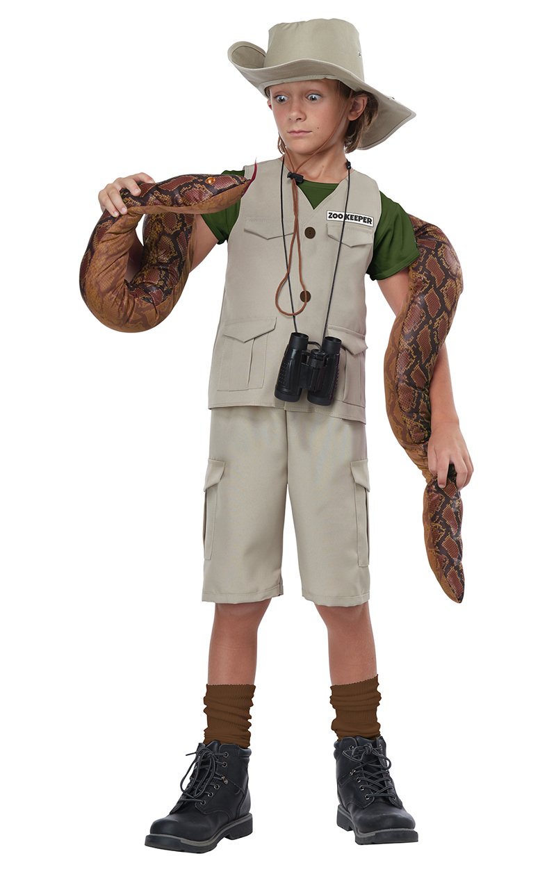 Kids Unisex Wild Life Expert Archaeologist Costume - Simply Fancy Dress