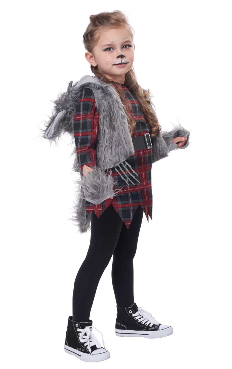 Kids Wee-Wolf Girl Costume - Simply Fancy Dress