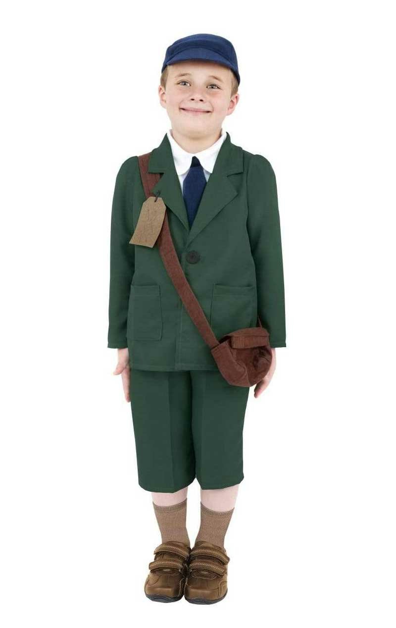 Kids World War II Evacuee Boy Costume - Simply Fancy Dress