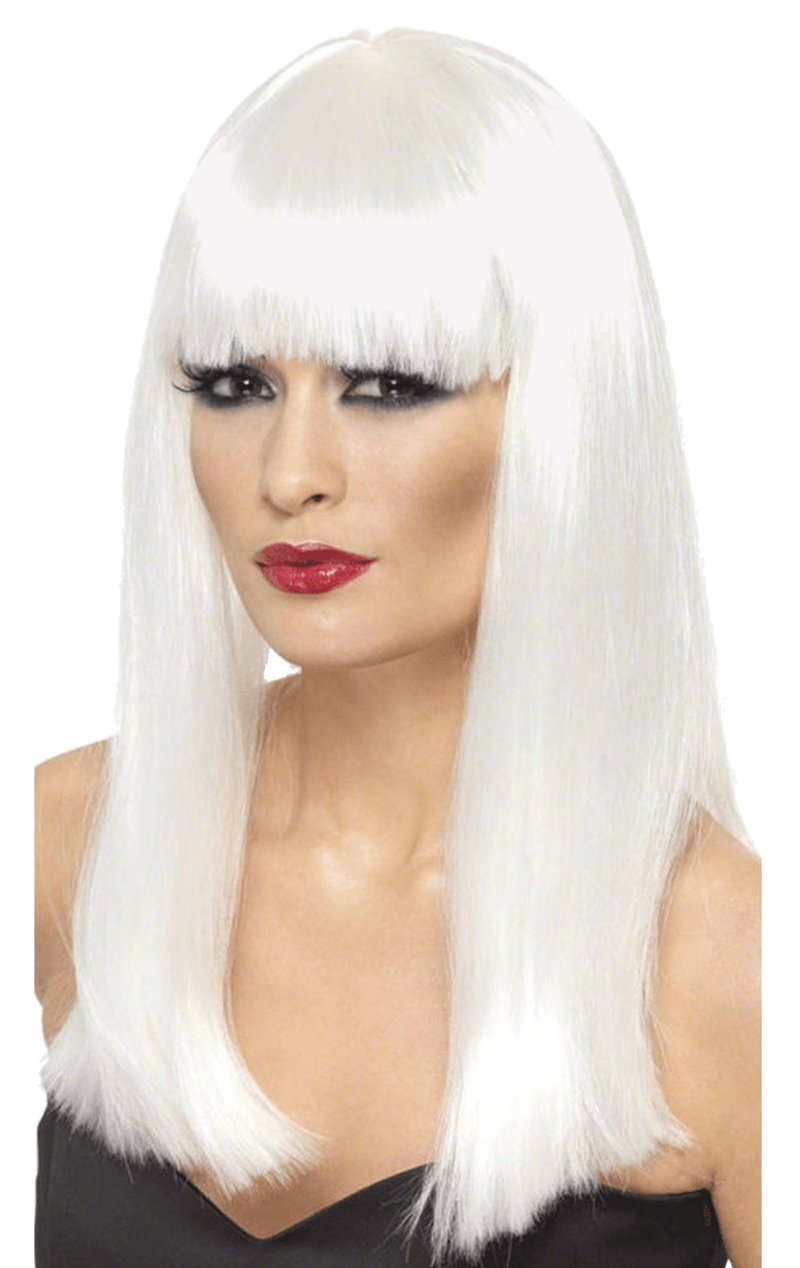 Long White Wig - Simply Fancy Dress