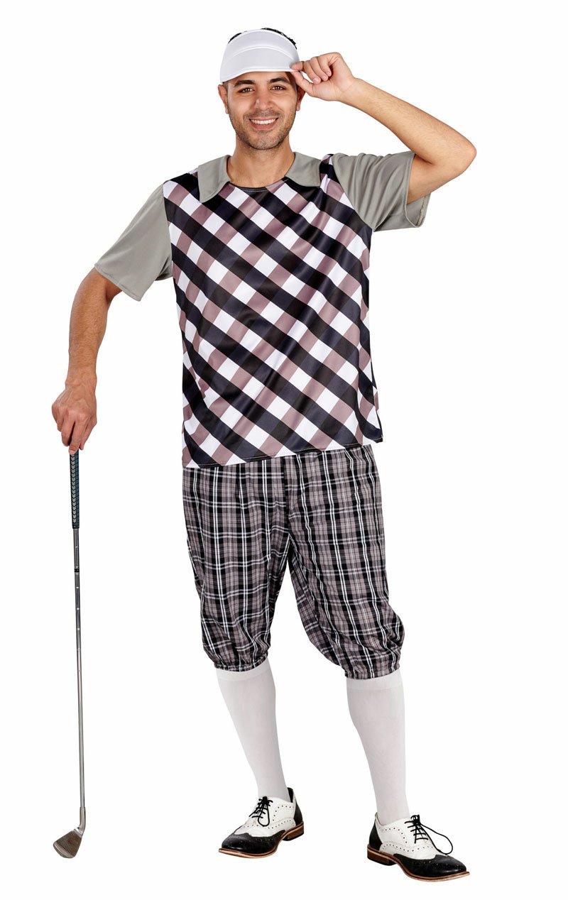 Male Golfer Costume (Black White)1