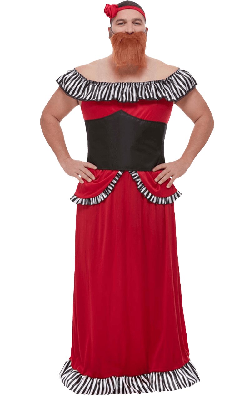 Mens Bearded Lady Costume - Simply Fancy Dress