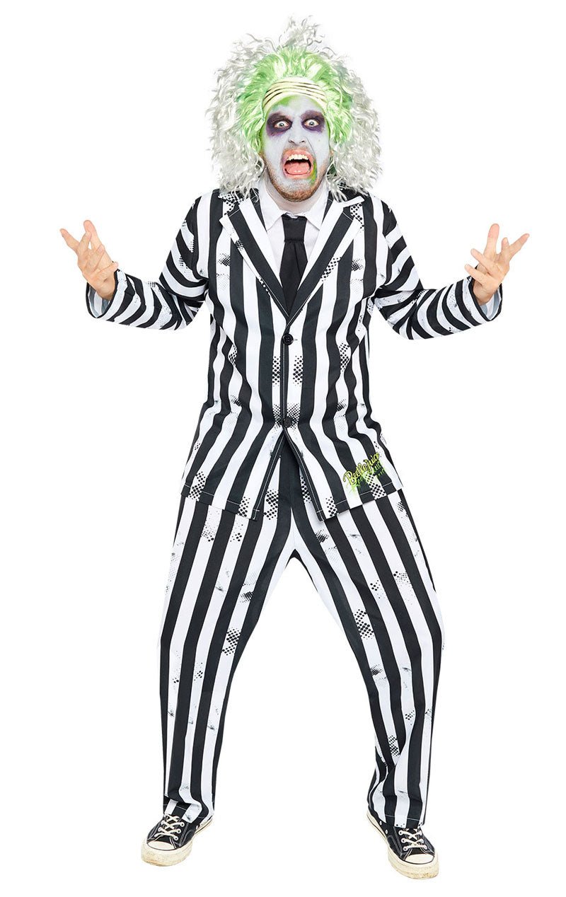 Mens Beetlejuice Costume - Simply Fancy Dress