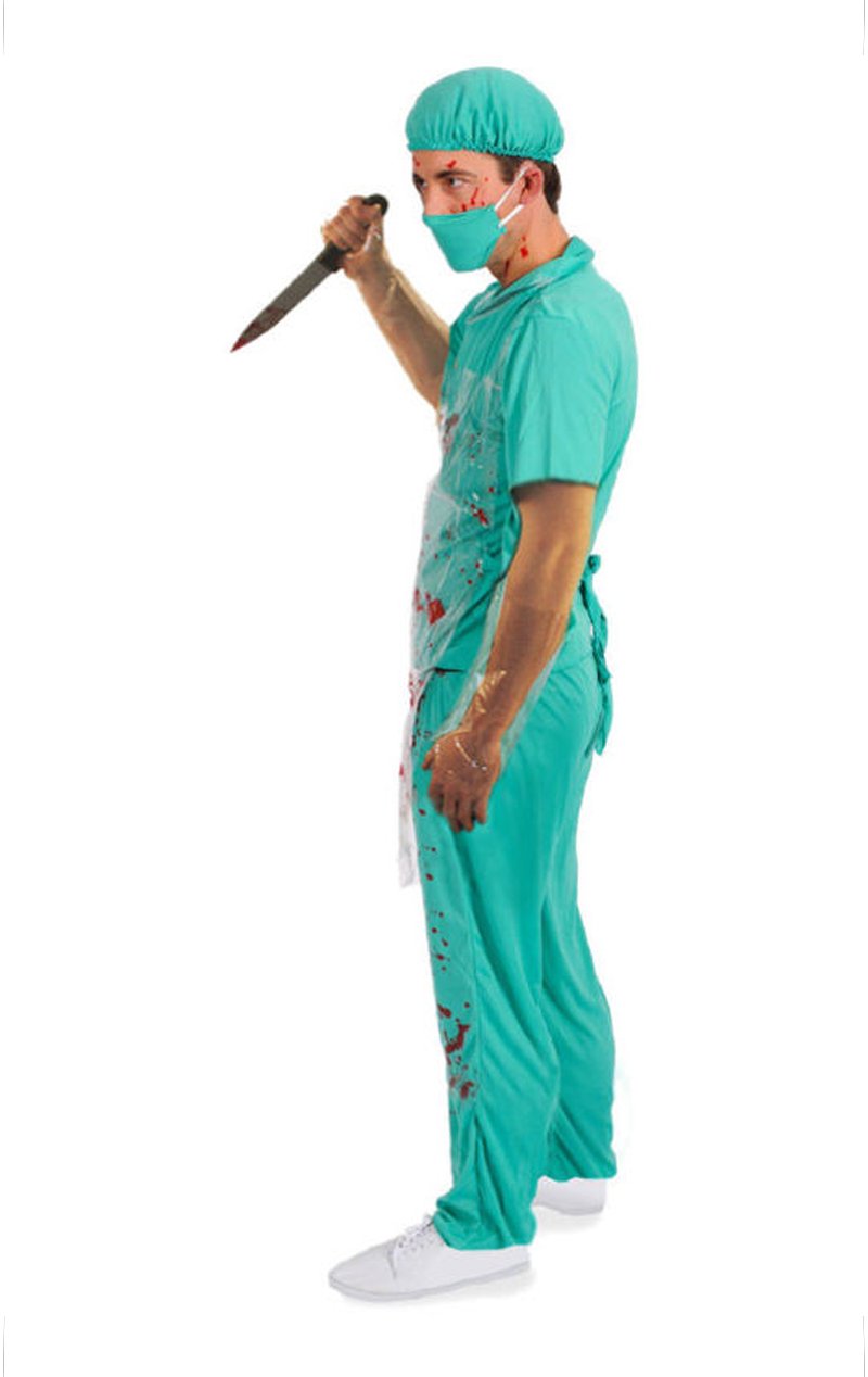 Men's Bloody Surgeon Halloween Costume - Simply Fancy Dress