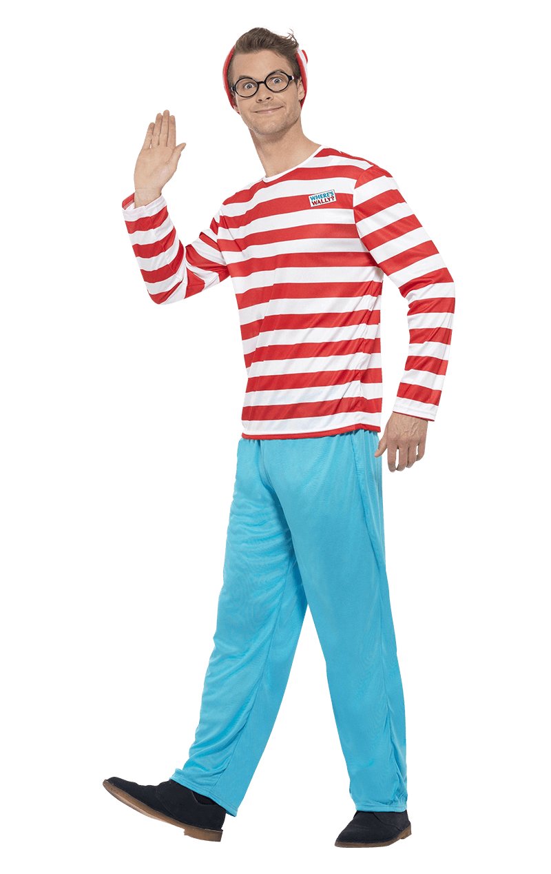 Mens Wheres Wally Costume - Simply Fancy Dress