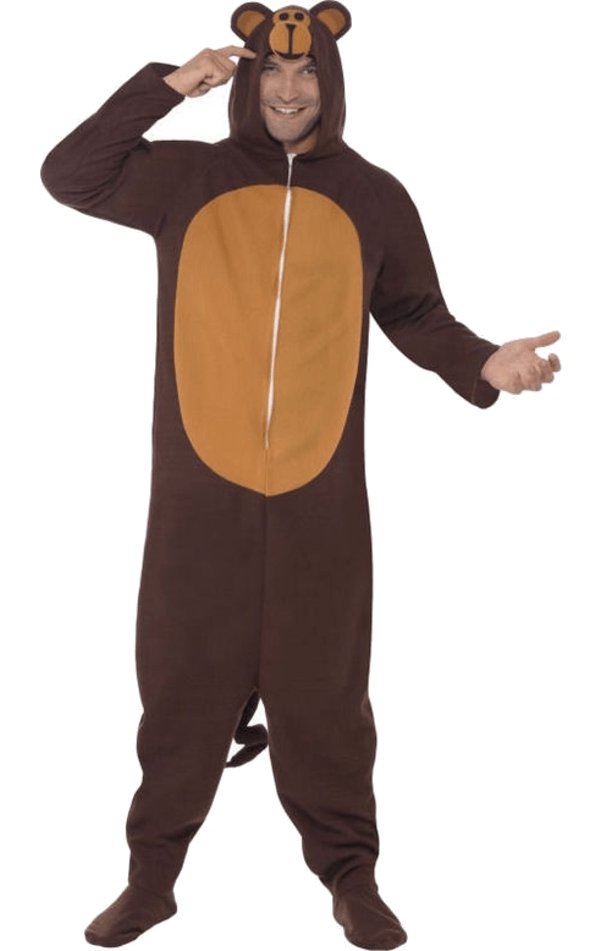 Monkey Onesie Costume - Simply Fancy Dress