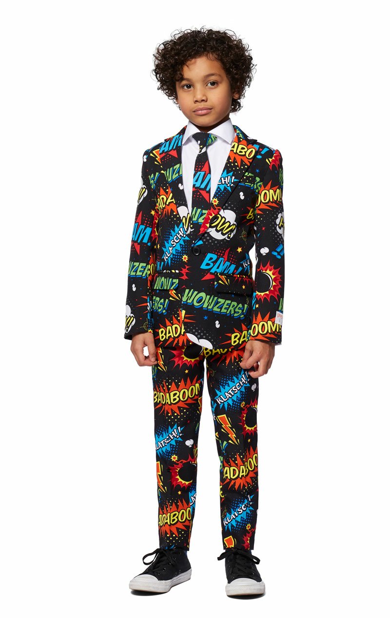 OppoSuits Kids Badaboom Suit - Age 2 - Simply Fancy Dress