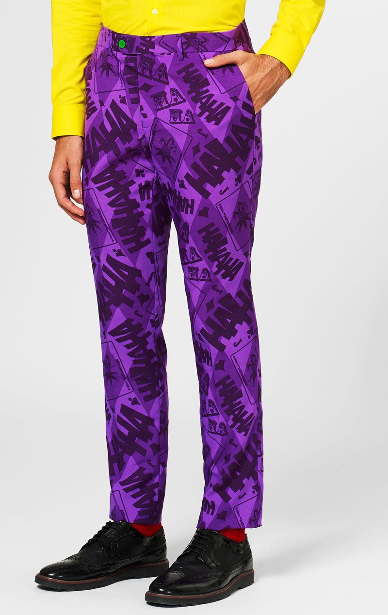 OppoSuits Mens The Joker Purple Suit - Simply Fancy Dress