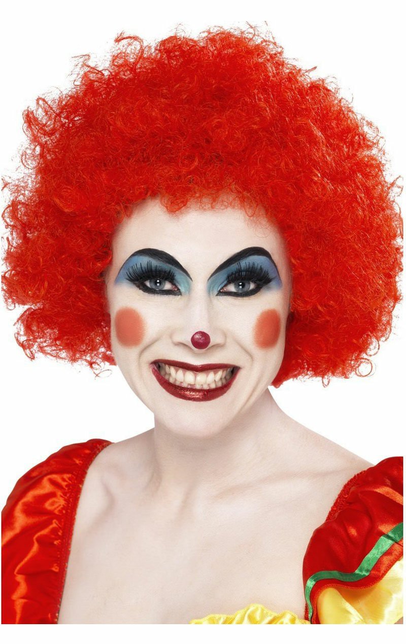 Red Afro Clown Wig - Simply Fancy Dress