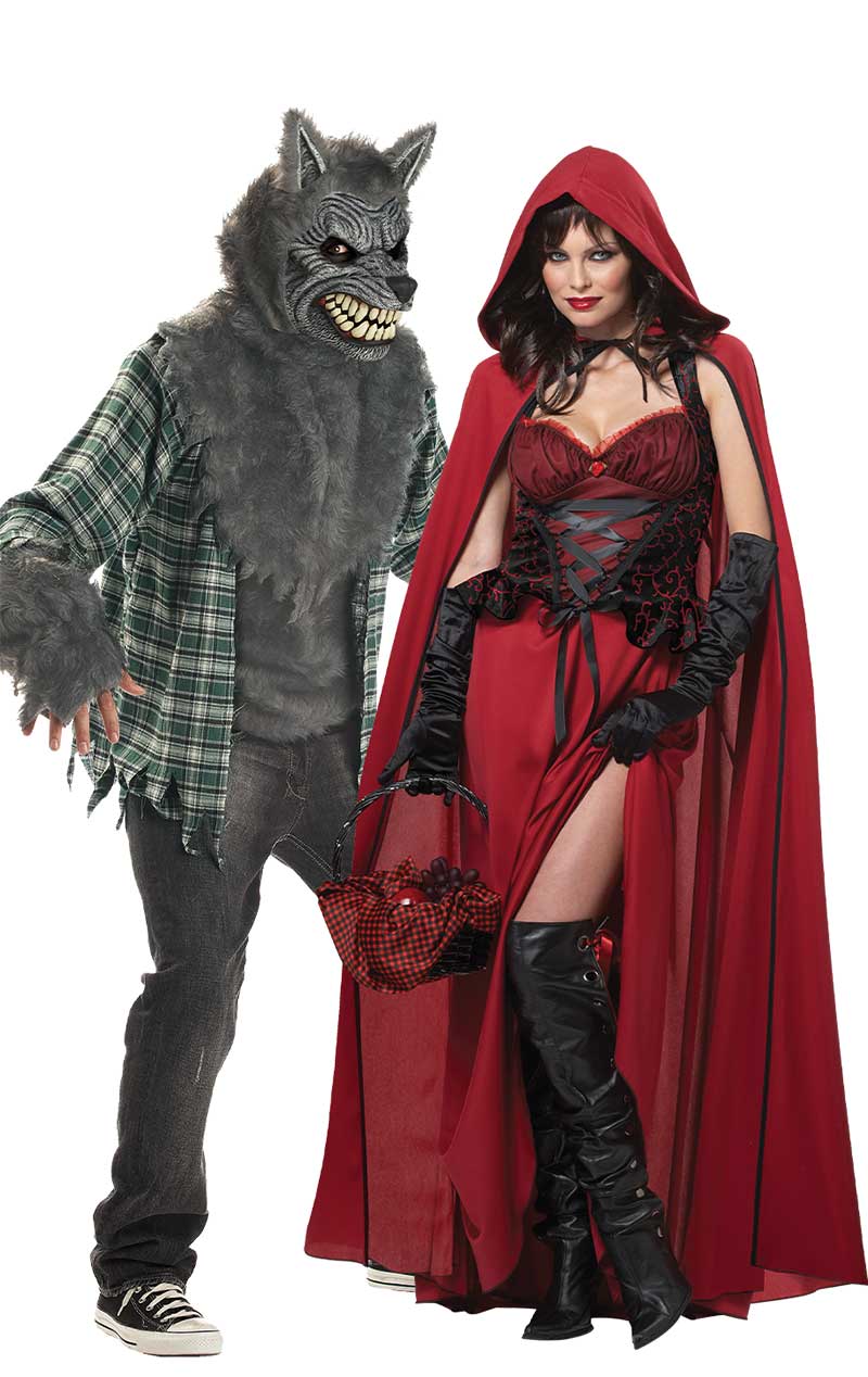 Sexy Riding Hood & Wolf Couples Costume - Simply Fancy Dress