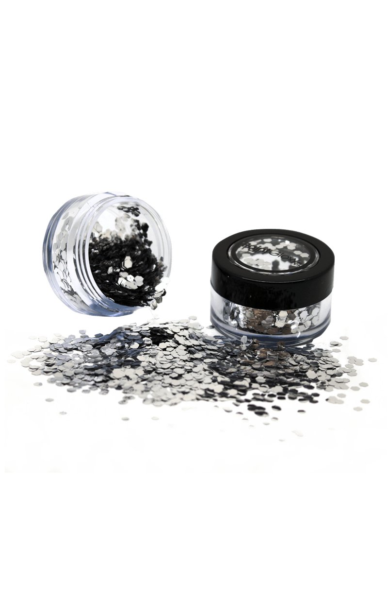 Silver Bio Chunky Glitter - Simply Fancy Dress