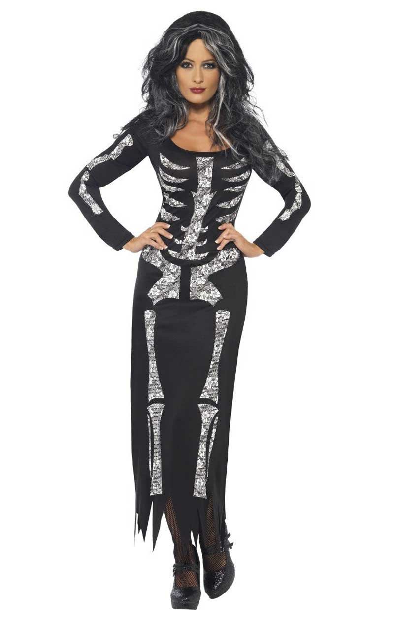 Skeleton Dress Costume - Simply Fancy Dress