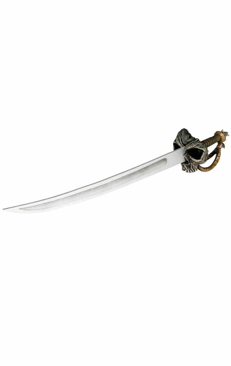 Skull Face Buccaneer Pirate Sword - Simply Fancy Dress