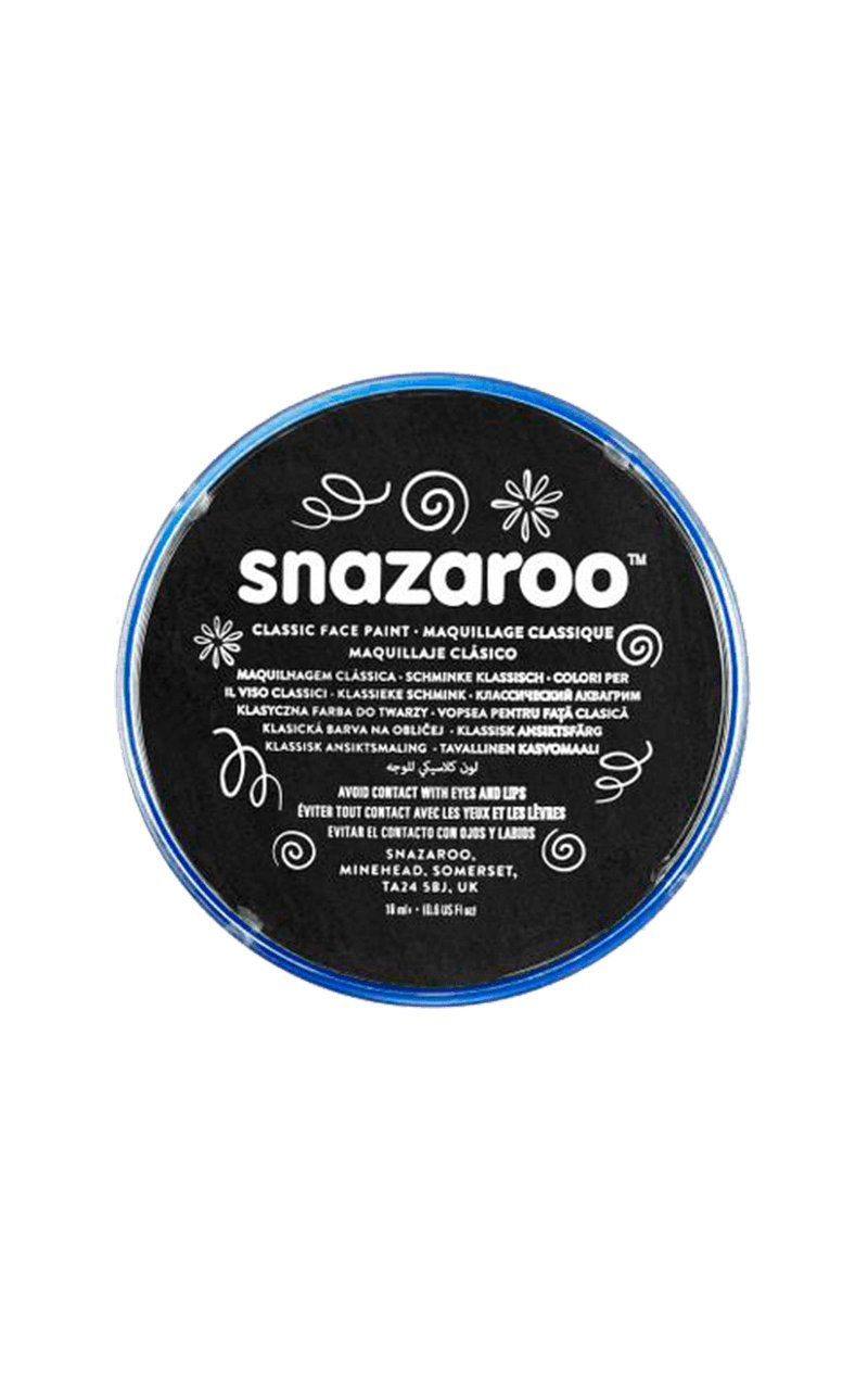 Snazaroo Black Face Paint - Simply Fancy Dress