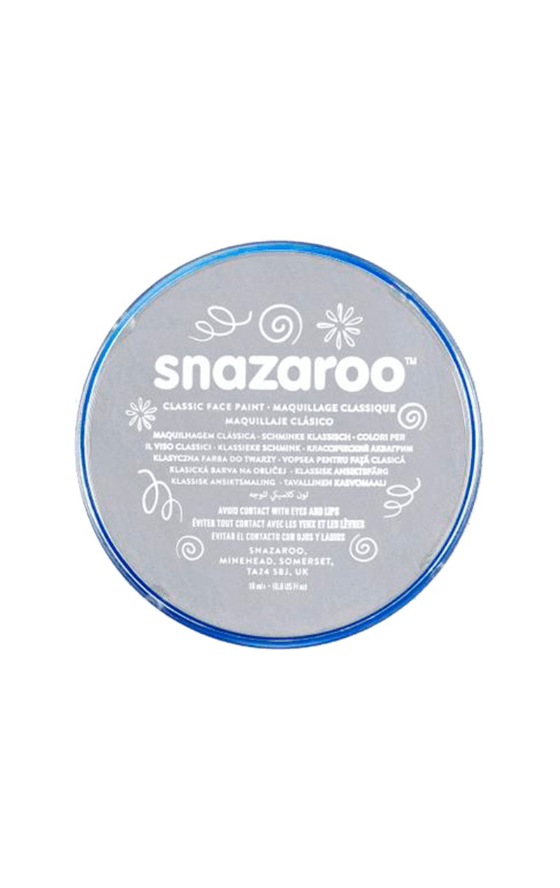 Snazaroo Grey Face Paint - Simply Fancy Dress