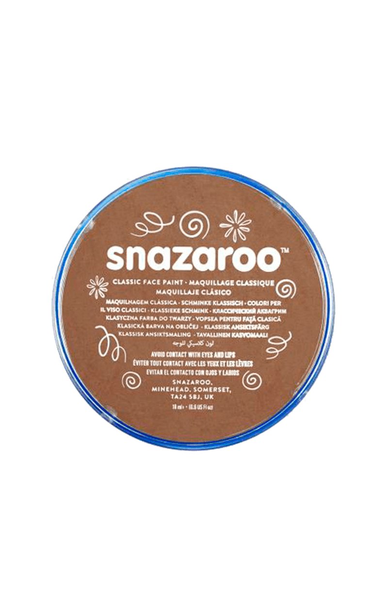 Snazaroo Light Brown Face Paint - Simply Fancy Dress