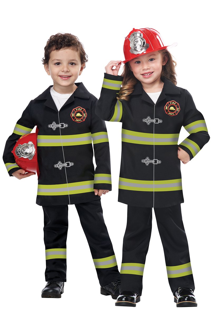 Toddler Unisex Jr. Fire Chief Costume - Simply Fancy Dress