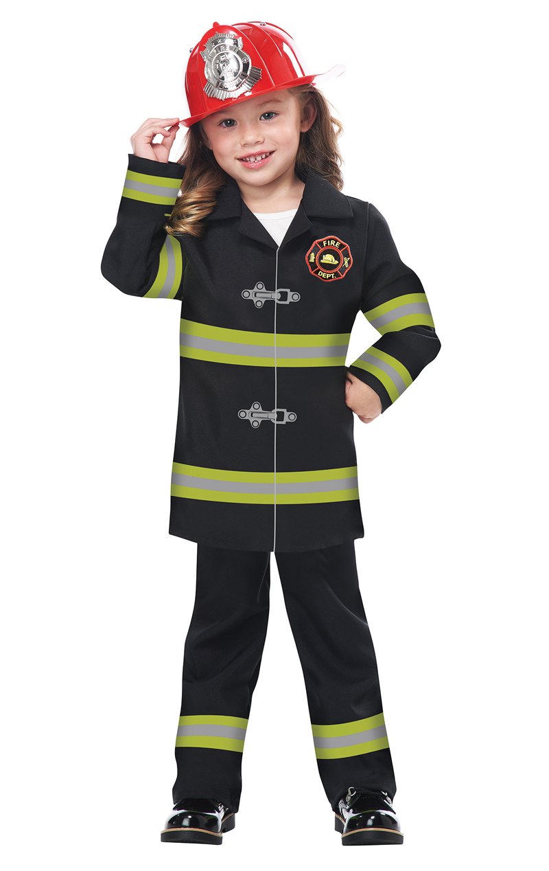 Toddler Unisex Jr. Fire Chief Costume - Simply Fancy Dress