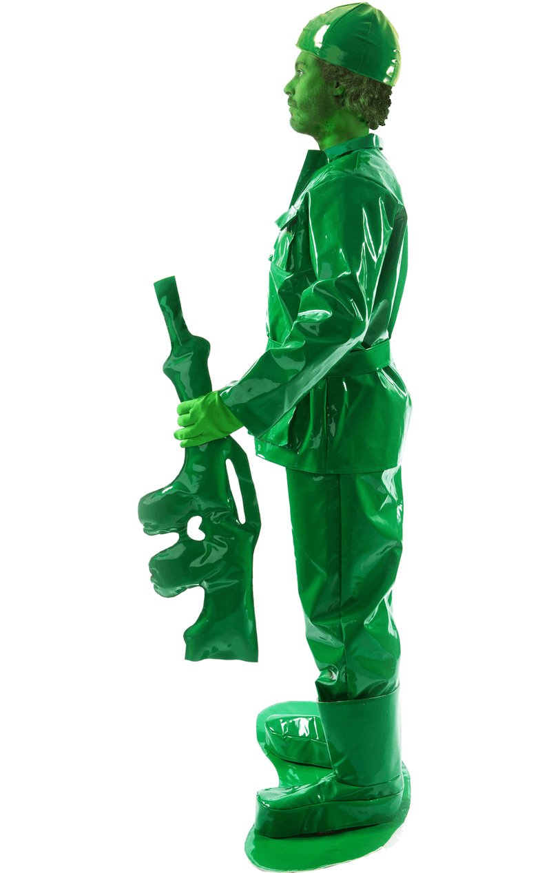 Toy Green Army Man Costume (And Gun) - Simply Fancy Dress