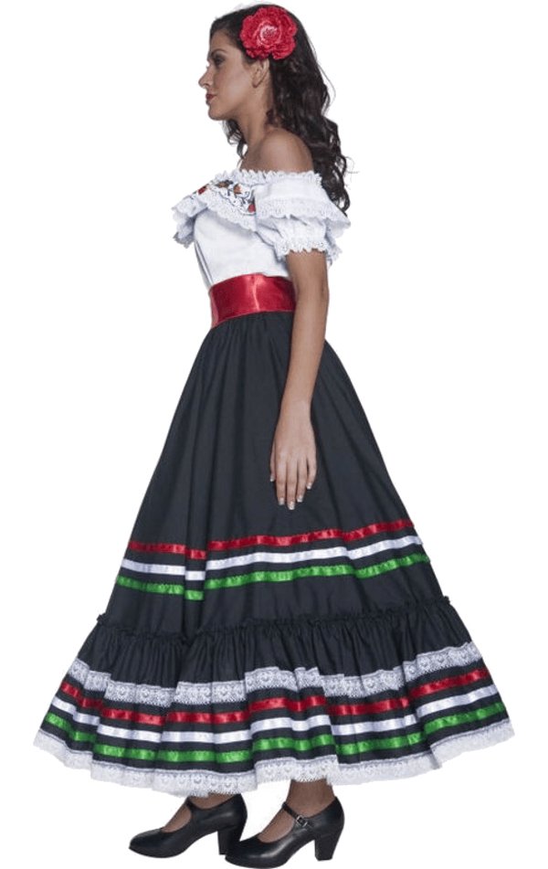 Traditional Mexican Woman Costume - Simply Fancy Dress