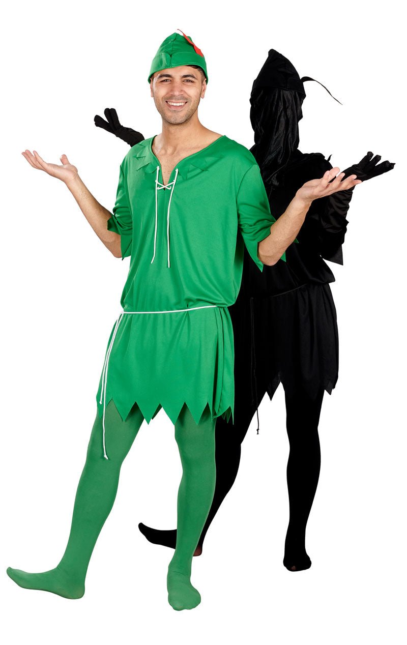 Unisex 2 in 1 Lost Boy & His Shadow Costume - Simply Fancy Dress