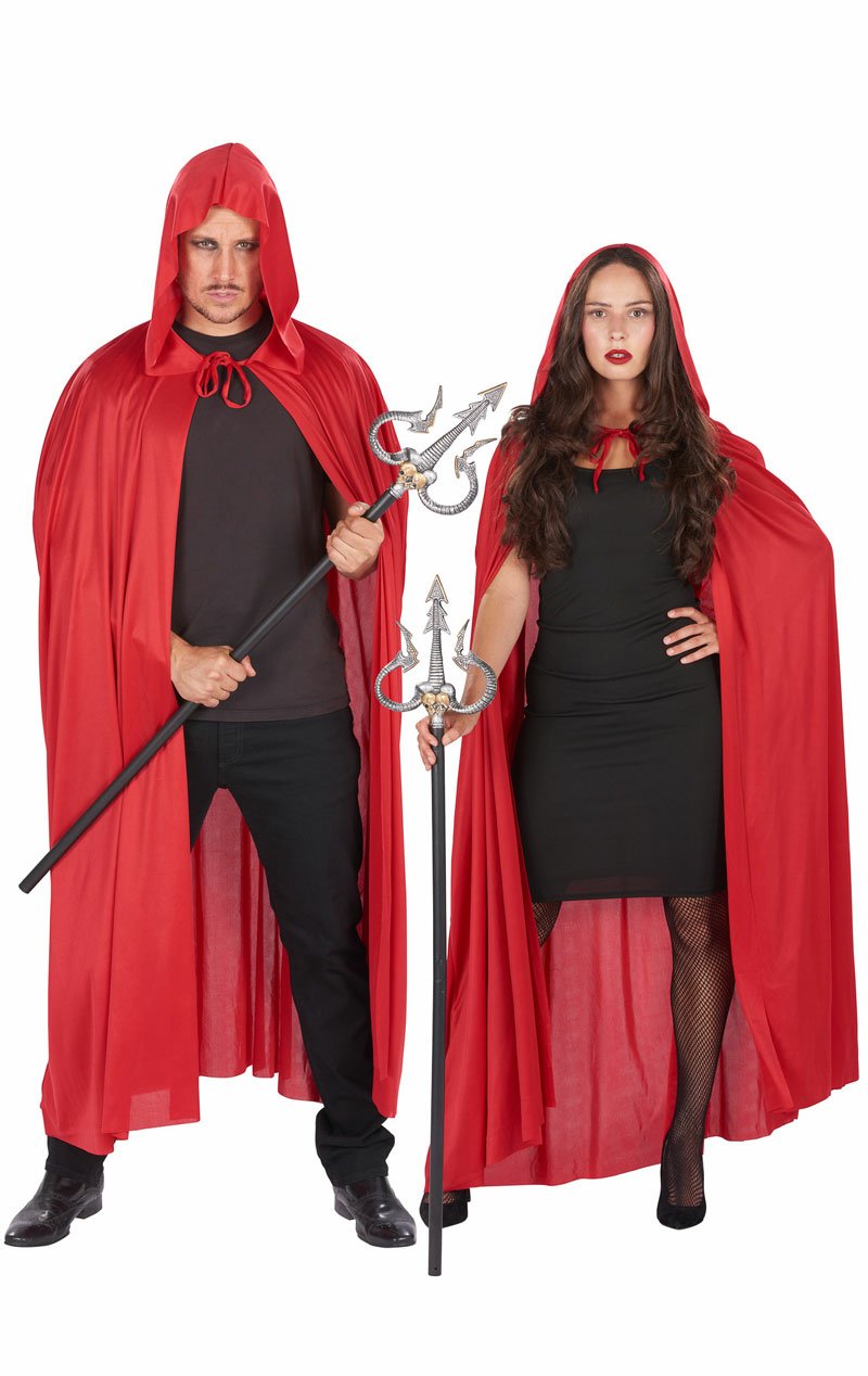 Unisex Red Hooded Cape - Simply Fancy Dress