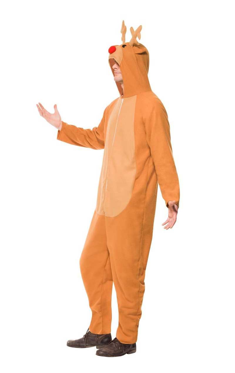 Unisex Reindeer Onesie Costume - Simply Fancy Dress