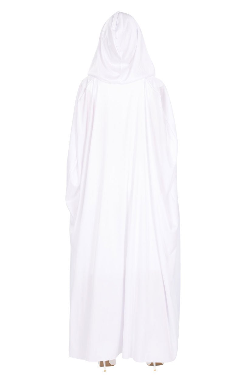 Unisex White Hooded Cape - Simply Fancy Dress