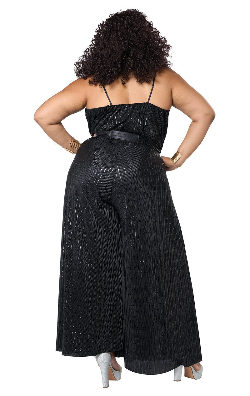 Women Lets Dance Disco Jumpsuit Plus Size Costume - Simply Fancy Dress