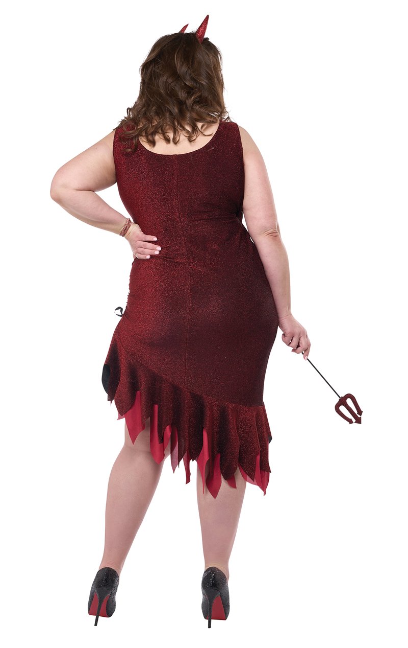 Women Red-Hot & Sizzling Plus Size Costume - Simply Fancy Dress