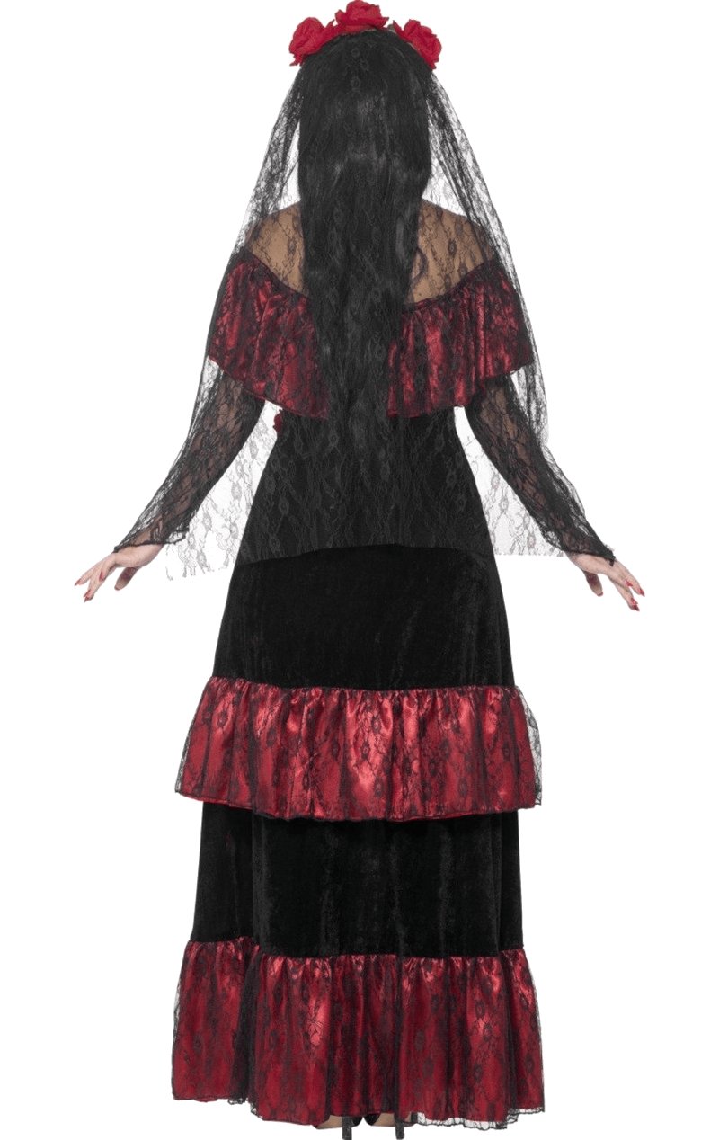 Womens Day of the Dead Bride Costume - Simply Fancy Dress