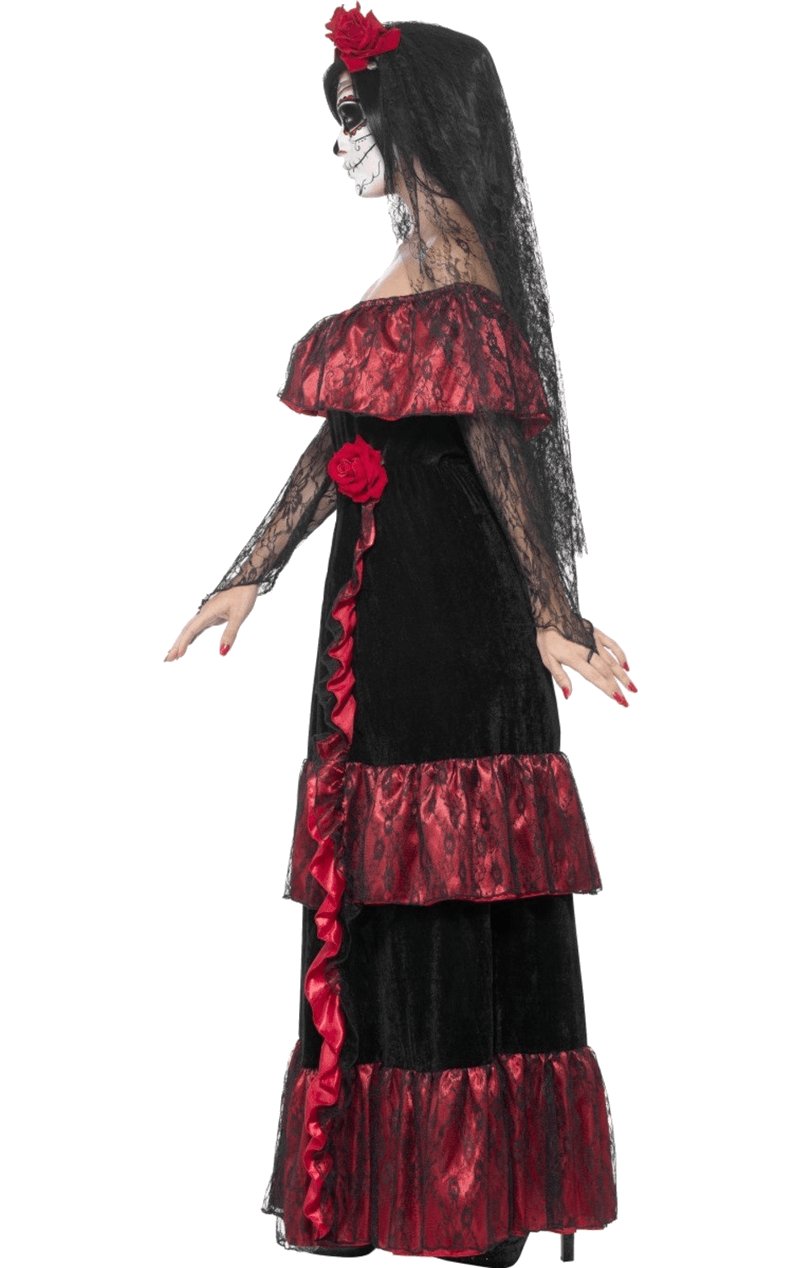 Womens Day of the Dead Bride Costume - Simply Fancy Dress