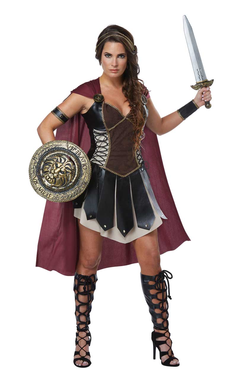 Womens Glorious Gladiator Costume - Simply Fancy Dress