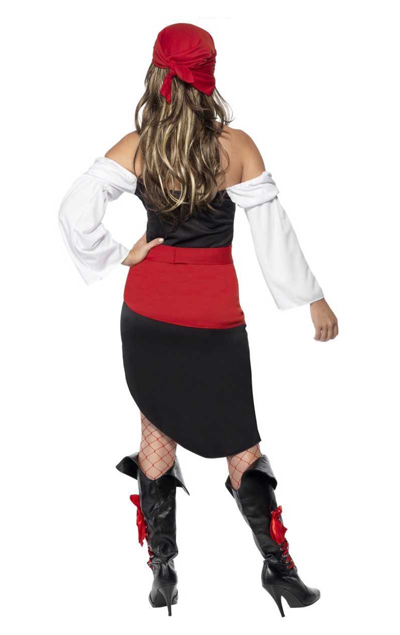Womens Sassy Pirate Wench Costume - Simply Fancy Dress