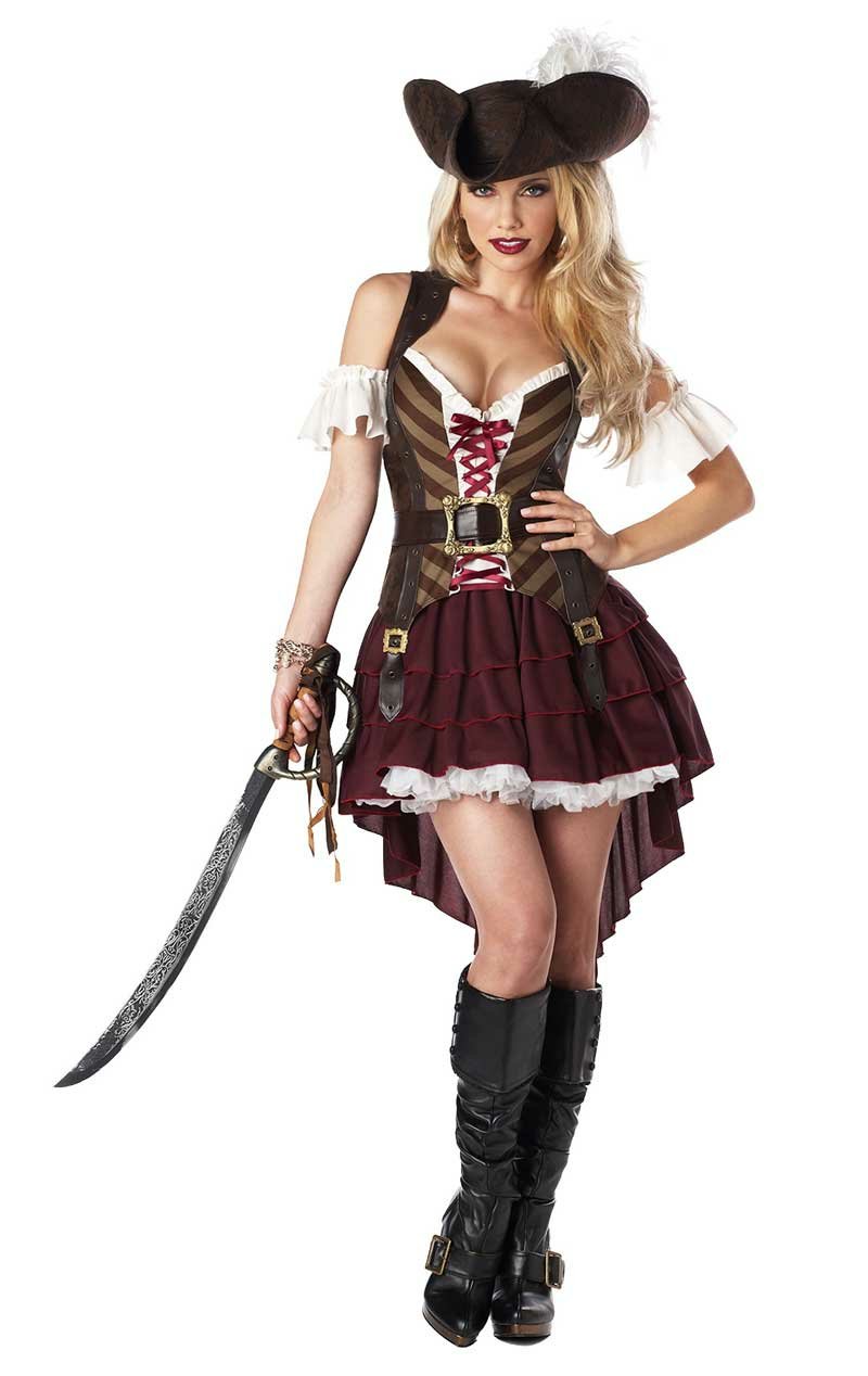 Womens Sexy Swashbuckler Pirate Costume - Simply Fancy Dress