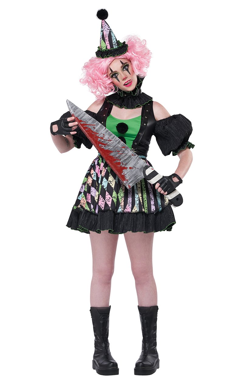 Womens Sweet But Psycho Clown Costume - Simply Fancy Dress