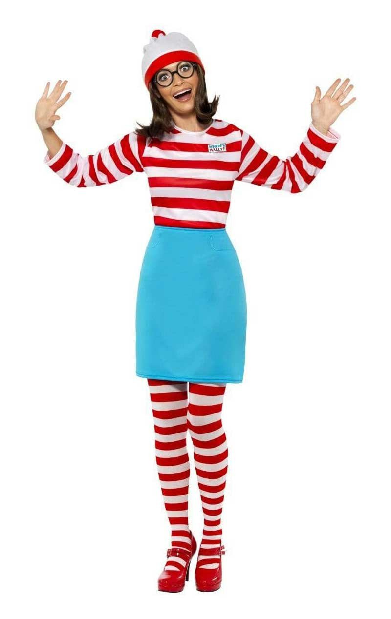 Womens Wheres Wally Wenda Costume - Simply Fancy Dress