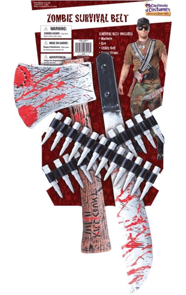 Zombie Hunter Kit Accessory - Simply Fancy Dress