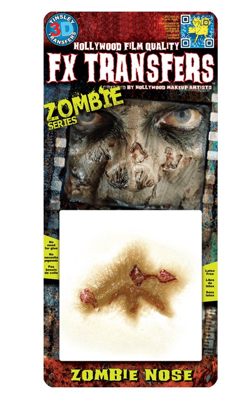 Zombie Nose FX Transfer - Simply Fancy Dress