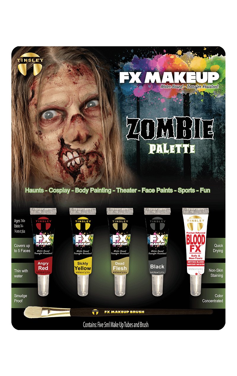 Zombie Palette Makeup - Simply Fancy Dress