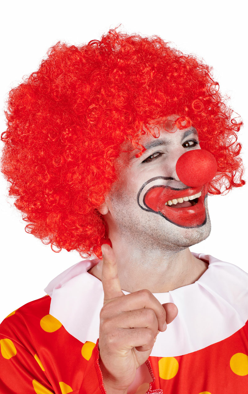Adult Red Afro Wig Accessory