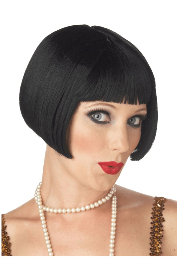 1920s Flapper Black Wig - Simply Fancy Dress