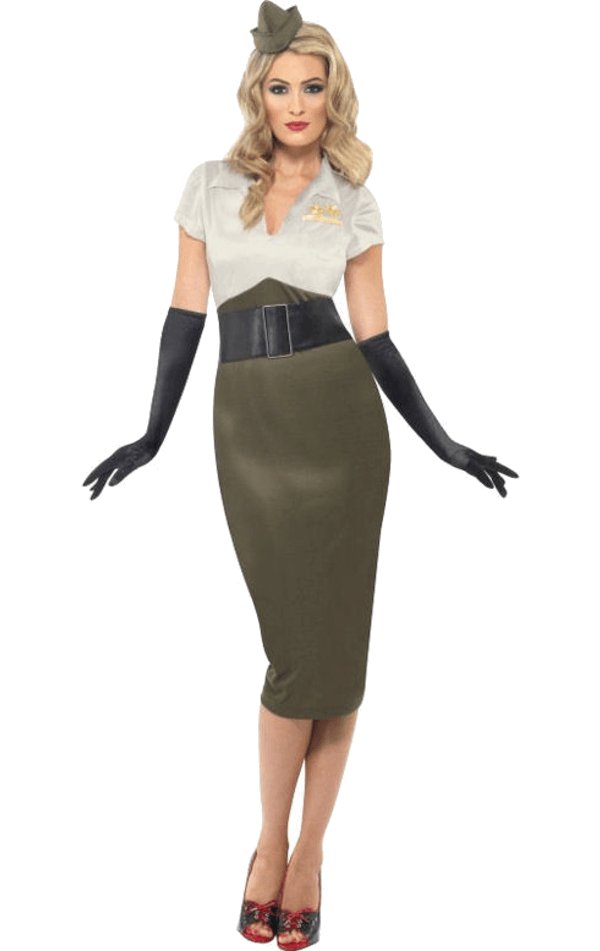 1940s Army Girl Costume - Simply Fancy Dress