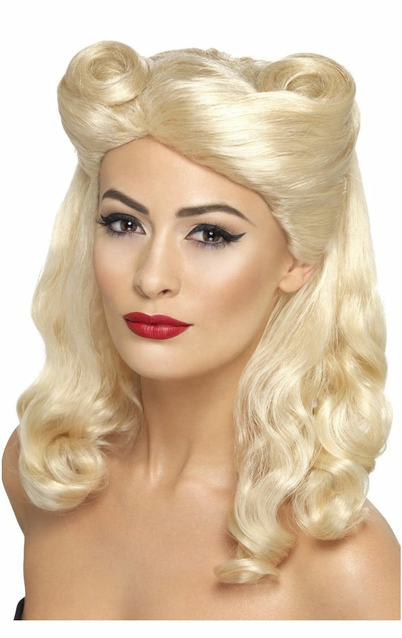 1940s Pin Up Blonde Wig - Simply Fancy Dress