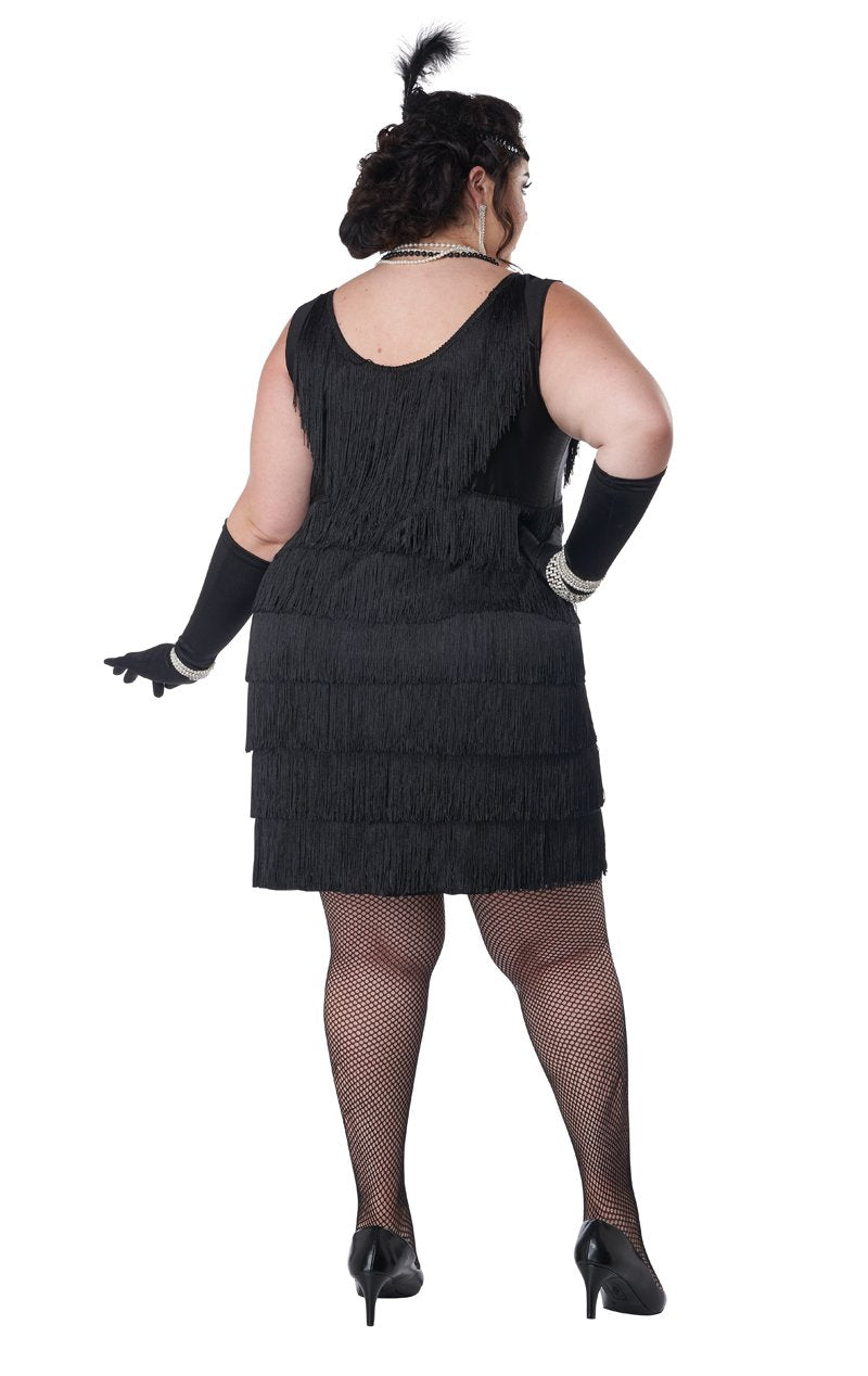 20s Fashion Flapper Costume (Plus Size) - Simply Fancy Dress